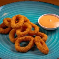 Fried Calamari · 10 piece crispy calamari served with spicy mayo on the side