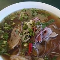 Phở Tái · Vietnamese noodle soup dish with thin slices of beef.