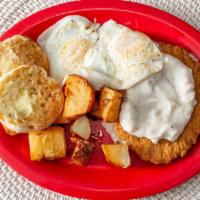 Chicken Fried Steak · Cooked to order. Consuming raw or undercooked foods may increase your chance of food-borne i...