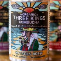 3-Kings Kombucha · Denver brewed, beverage experience. 12 oz. can. Available in Summer Breeze, Witches Brew, Wx...
