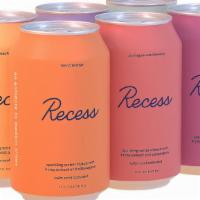 Recess · Refreshing hemp extract infused sparkling beverage for calm and focus.