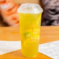 Okra Lemon Tea / 秋葵柠檬茶 · Large.
