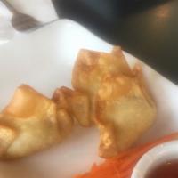 Crab Wonton · Wonton wrap stuffed with crab meat, onion, celery, and cream cheese. Served with sweet chili...