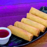 Spring Rolls (5) · Five pieces.