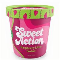 Raspberry Lime Sorbet · A berry thin lime between sweet + sour! Zing, zang, zap. Make sure you’re grounded because t...