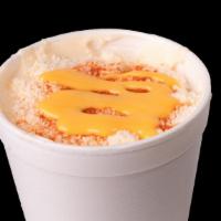 Esquite / Corn In A Cup · Favorite. Corn Grain Mixed with mayonnaise, cotija cheese, chili powder, and butter.