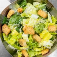 Caesar Salad · Caesar Dressing/ Crisp Romaine Lettuce/ Garlic & Herb Croutons/ Grated Parmesan