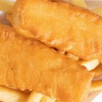 2 Pc Fish · 2 fish filet's served with your choice of french fries or rice