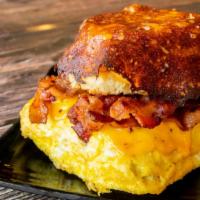 Classic With Sausage · Sausage patty, egg, and American cheese on a buttermilk biscuit. Sandwiches include two over...