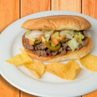 Torta · Fresh Mexican sandwich bread filled with your choice of meat, lettuce, fresh guacamole, toma...