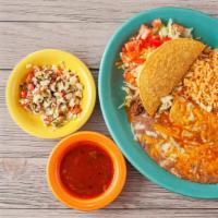 Choose 2 · Taco, Enchilada, Tostada or Tamale