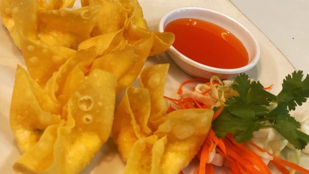 Crab Wonton · Crispy fried wontons with cream cheese and crab