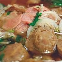 Well Done & Meatball Noodle Soup · 