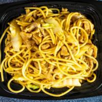 Lo Mein · Soft noodles. Choice of chicken, roast pork, shrimp, beef or combination (chicken, pork and ...