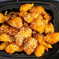Sesame Chicken Or Beef · Add extra sauce, hot chili, garlic sauce, lemon sauce  for an additional charge.