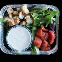 Green Side Salad.. · Mixed Greens, Croutons, Cherry Tomato and your choice of dressing