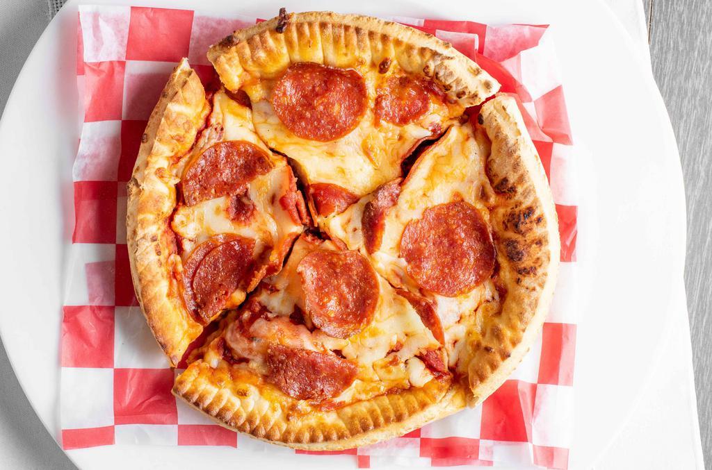 Pepperoni Plus · Extra pepperoni and cheese.