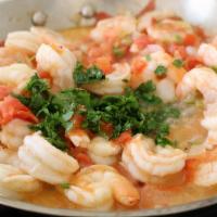 Ranch Style Shrimp · Sautéed with onions, tomato sauce, and jalapeño.