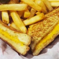 Grilled Cheese · Texas toast, with melted American cheese! Try adding a local Pueblo chili strip!