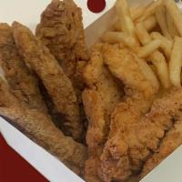 4 Chicken Fingers & 4 Steakfingers Dinner · 4 Chicken Fingers, 4 Steakfingers. Small Fries. 1 Garlic Toast & 2 Sauces