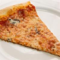 Basil Pizza Slice · Fresh Basil and Mozzerella