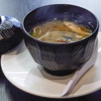 Miso Soup (Hh) · Gluten Free. Tofu, shitake mushroom, seaweed and scallion.