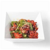 Octopus & Seaweed Salad · Wild seaweed and miso vinaigrette.