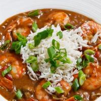Shrimp Gumbo · Shrimp, Andouille Sausage with Okra and Trinity