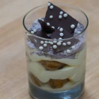 Tiramisu · Espresso Soaked Savoiardi Biscuit ~ Mascarpone ~ Cocoa Powder ~ Dark Chocolate