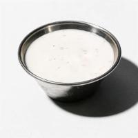 Garlic Ranch Side · 2 fl oz side of house-made garlic ranch dipping sauce
(contains tahini)