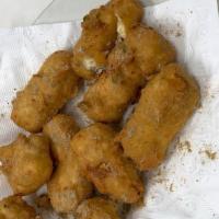 Fish Pakora · Fish deep fried in gram flour. Gluten free.