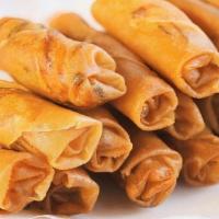 Spring Roll (2 Pieces) · Deep fried spring rolls served with garlic sauce