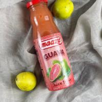 Guava Juice Drink. 33Cl (11.19Fl Oz) · Guava Juice Drink contains pink guava, which is the rare variety grown in the Pacific area.