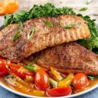 Tilapia Meal · Soft, flaky tilapia cooked the way you want it. Choose from Curry, Coconut Curry, Brown Stew...