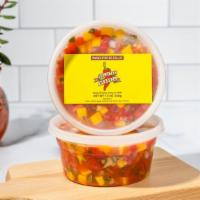 Mango Salsa · Our Mango Pico is made to order with only the freshest whole ingredients. Enjoy the perfect ...