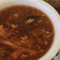 S201 Hot & Sour Soup (Small) · Spicy.