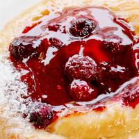 Raspberry Danish Rolls · This flaky pastry is lightly sweetened with a citrus glaze and Raspberry.