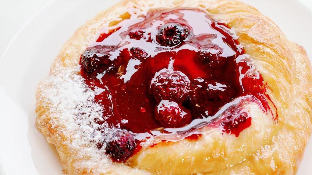 Raspberry Danish Rolls · This flaky pastry is lightly sweetened with a citrus glaze and Raspberry.