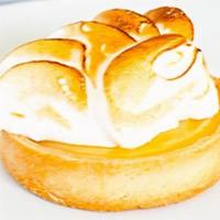 Lemon Meringue · Homemade lemon curd topped with toasted Swiss meringue in a buttery shell. Allergy Warnings:...