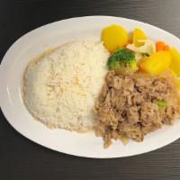 Beef Sukiyaki Rice Bowl · Wagyu Beef with house sauce, Rice with beef and onion