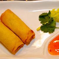 Spring Roll  2 Pc · Veggie, with homemade sauce
