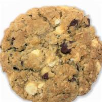 Oatmeal Craisin Chip Cookie · Oatmeal with craisins and white chocolate