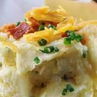 Loaded Mashed Potatoes (6Oz) · Locked and Loaded! Fresh Potatoes along with all your favorite loaded baked potato toppings ...