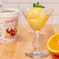 Champagne Orange Sorbet · Pint. Made from freshly squeezed California oranges not concentrate! we believe that there i...