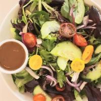 Garden Salad - Large · Oil and balsamic vinegar dressing.