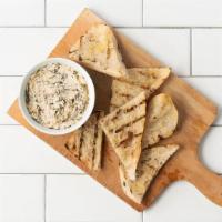 Roasted Artichoke-Spinach Spread With Bruschetta  · Creamy roasted artichoke hearts, garlic, and spinach, blended with Italian cheeses
