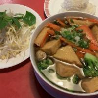  Tofu Pho - Pho Dau Hu · Tofu with your choice of vegetarian or beef broth