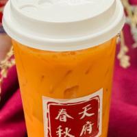 24Oz 泰式奶茶 Thai Iced Tea · 