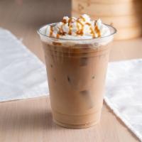 Salted Caramel Mocha · White chocolate, caramel, sea salt, whipped cream.