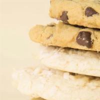 Gluten-Free Cookie Assortment (6) · A combination of frosted gluten-free sugar cookies and yummy gluten-free chocolate chip cook...